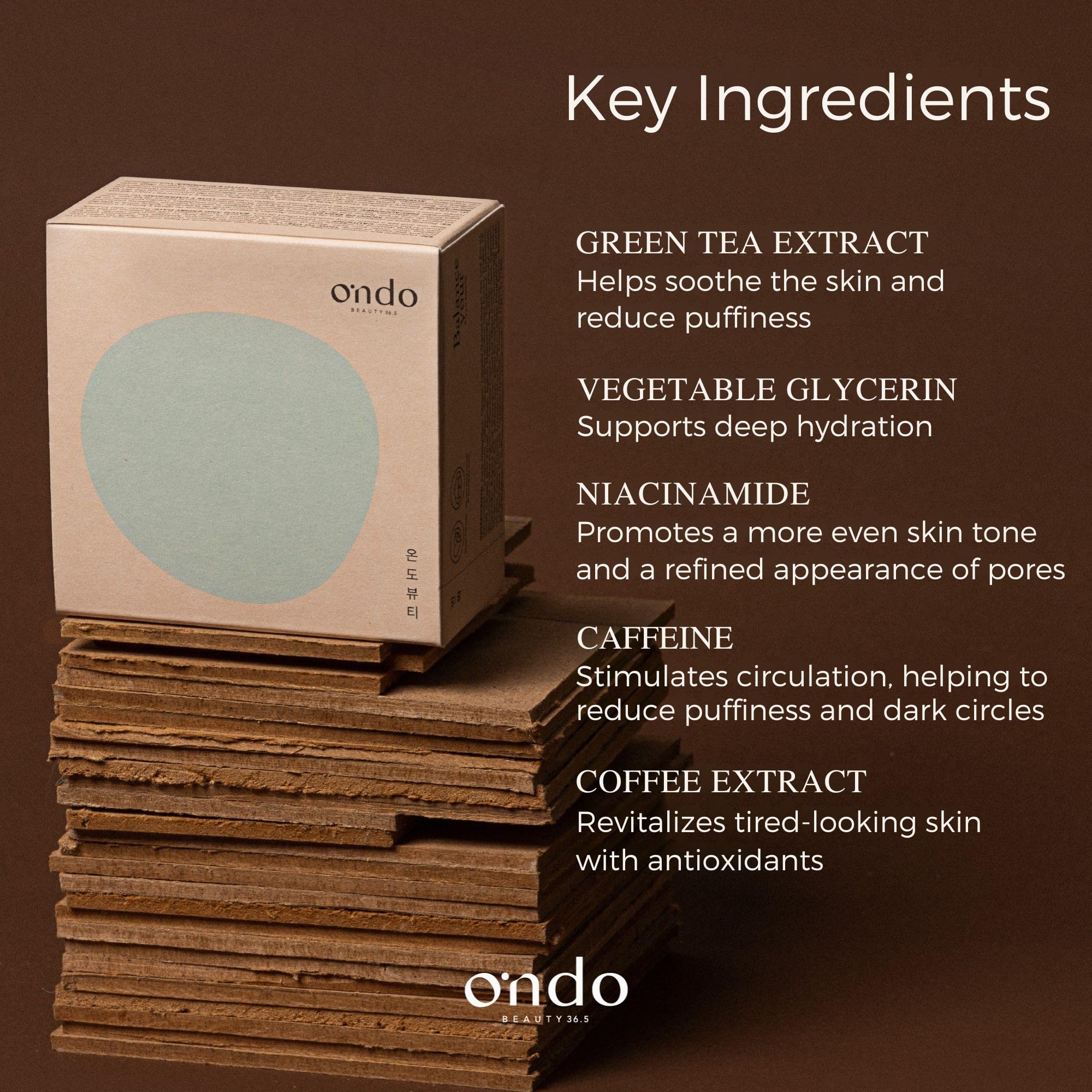 Caffeine & Green Tea Antioxidant Eye Patches 90 Ml