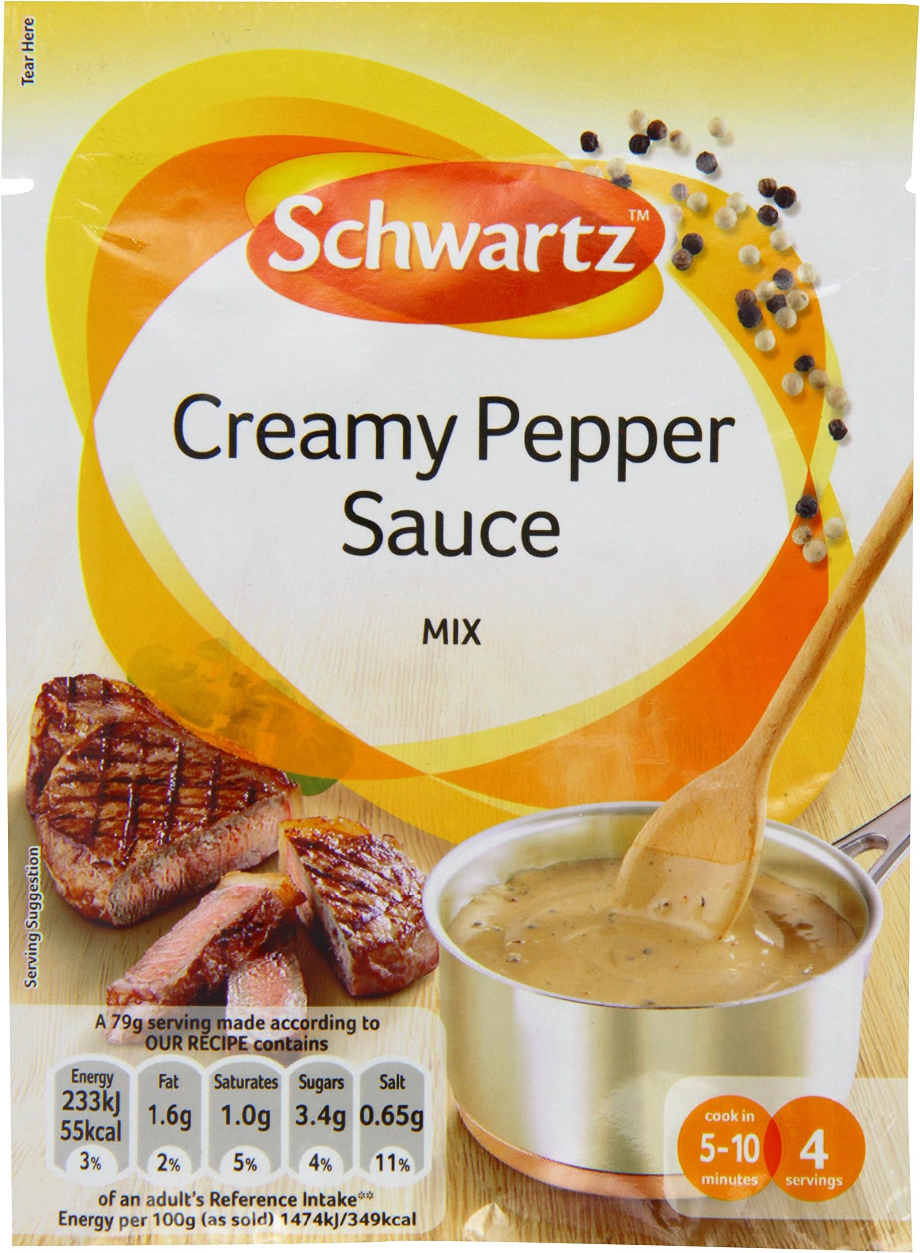 Schwartz Creamy Pepper Sauce Mix, 25g