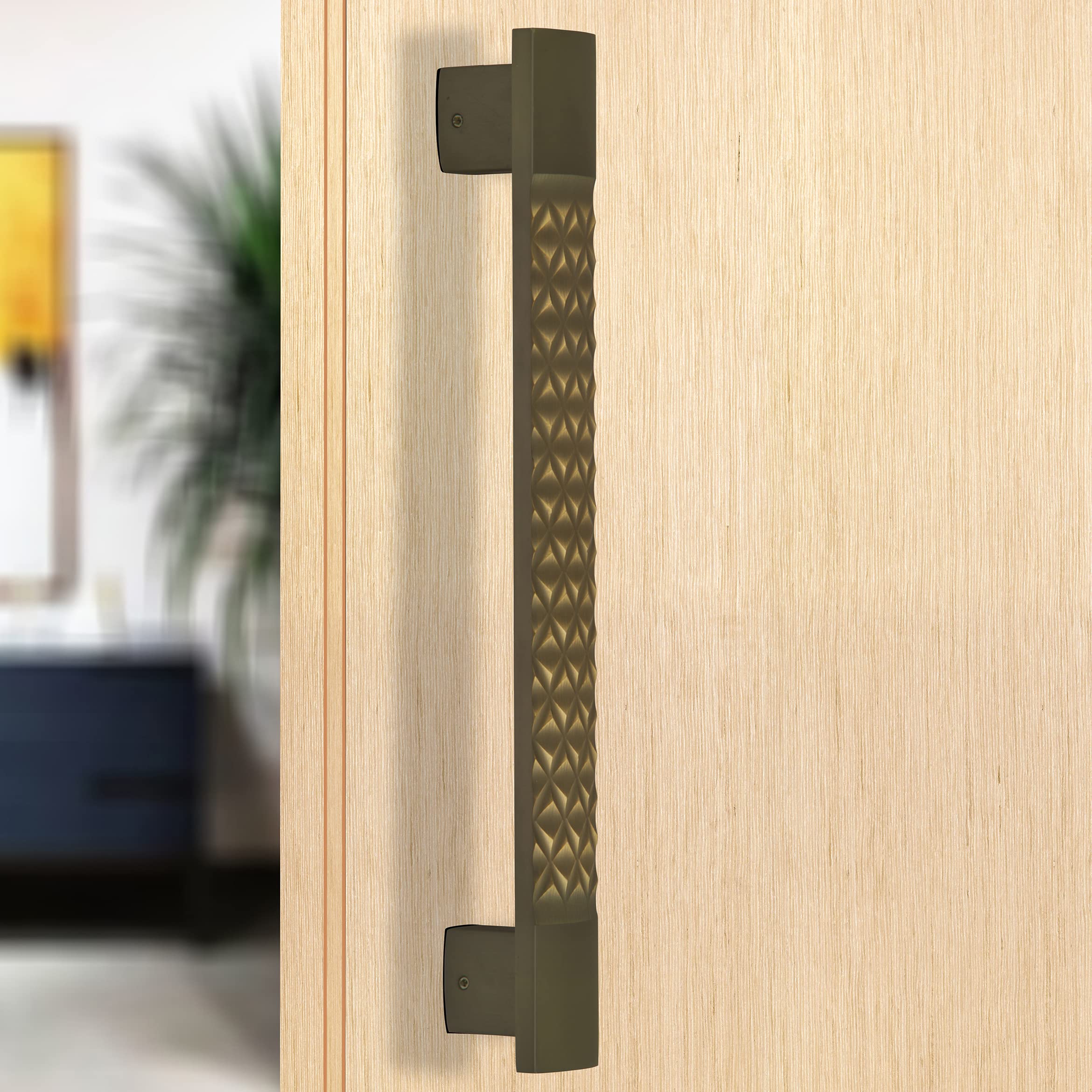 Plantex Heavy Duty Main Door Handle/14 inch Door Handle for Main Door/Handle for Glass/Wooden Door/Pull Push Door Handle - Pack of 1 (241-Brass Antique Finish) - 3 Years Warranty (B0B2LKN2DP) Amazon Price History, Amazon Price Tracker