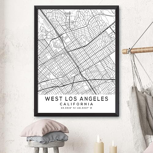 Miniatura 3 de Mapa de West Los Angeles, California, Light 2 (36x48)