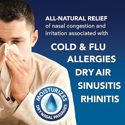 Miniatura 5 de SinuCleanse Soft Tip Micro-Filtered Nasal Wash System, Relieves Nasal Congestion Due to Cold & Flu, Dry Air, Allergies, 30 All-Natural Saline
