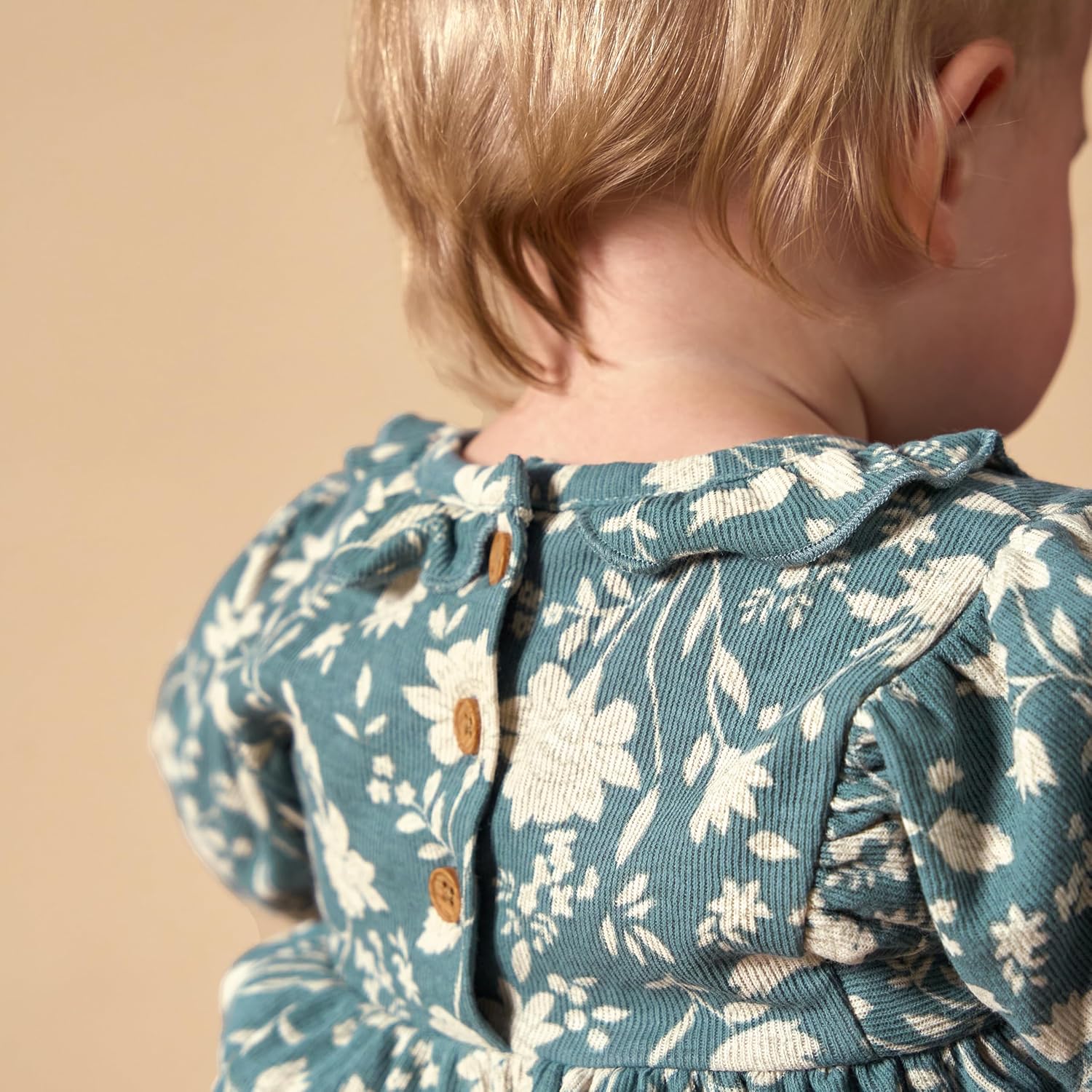 Modern Moments by Gerber baby-girls Long Sleeve Long Leg Ruffle Romper - Image 5