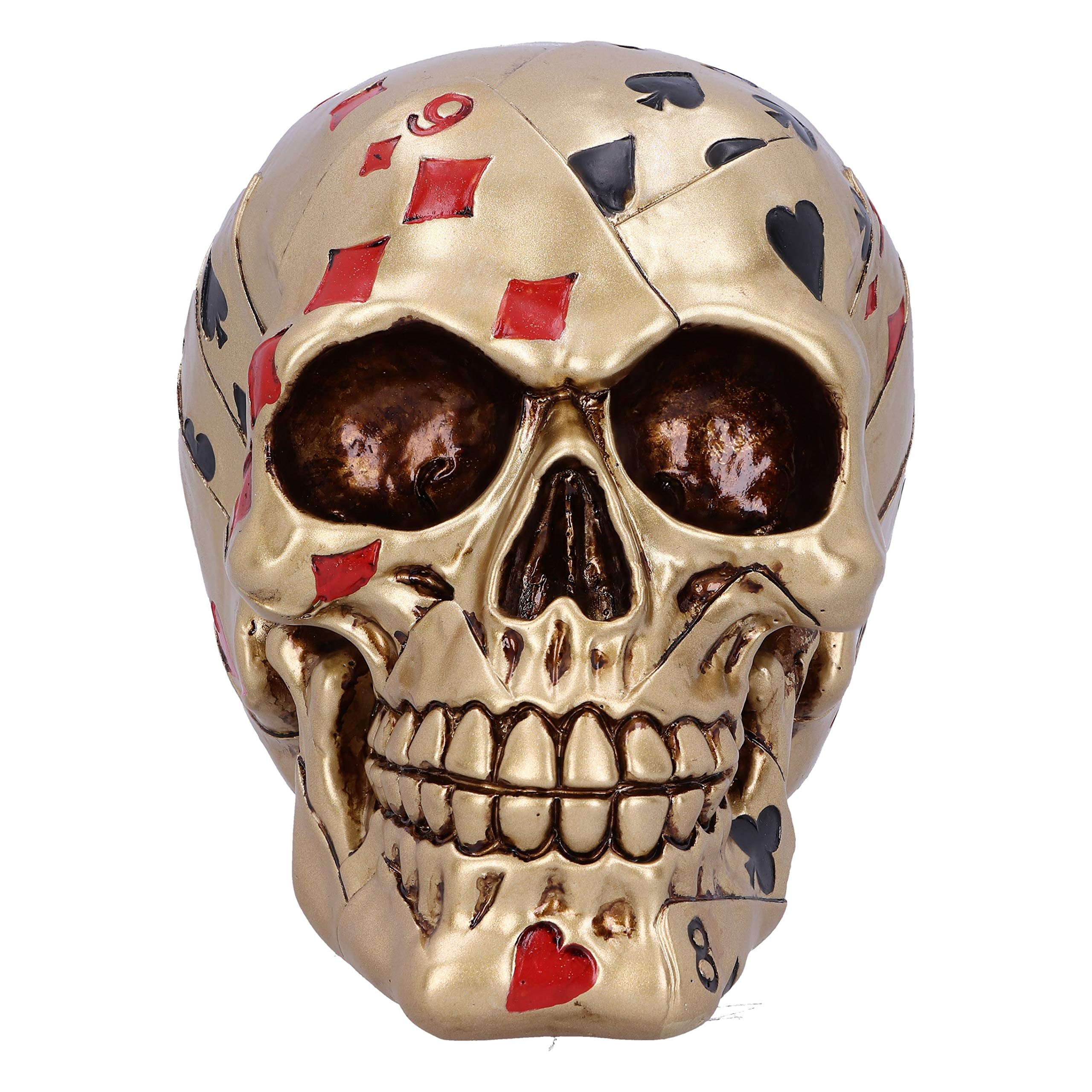 Amazon.co.jp: Nemesis Now Dead Mans Hand ゴールデントランプ スカル