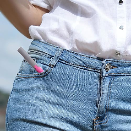 Miniatura 5 de JubileeYarn - Tijeras de viaje portátiles, estilo pluma, color turquesa, 1 par