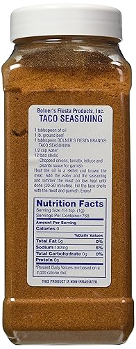 Miniatura 2 de Bolner's Fiesta - Condimento extra elegante para tacos, 22.5 onzas