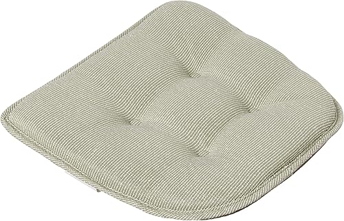 Miniatura 2 de Klear Vu Omega Non-Slip Chair Cushions, Assembled in USA, U-Shaped Skid-Proof Seat Pads for Dining Room, Kitchen, Office, 15"x16", 4 Pack, Slub Slub