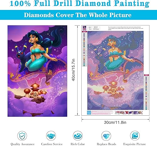 Miniatura 3 de Meothan Kit de 4 piezas de pintura de diamantes para adultos, arte de diamantes de animales, gatos para principiantes, pintura de diamantes de vaca,