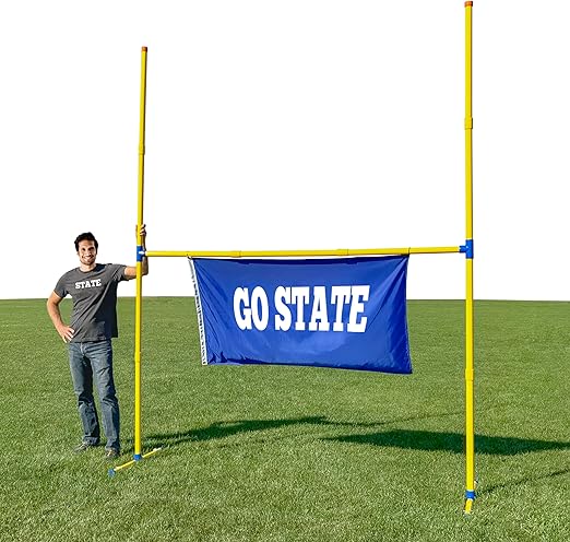 Jumbo Football Goal Post - 10 FEET TALL - The ULTIMATE Tailgate Party Giant Field Goal Post