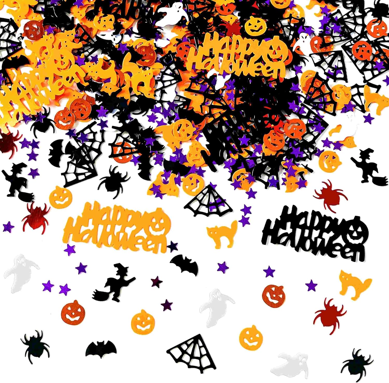 Halloween Confetti Halloween Spider Pumpkin Ghost Bats