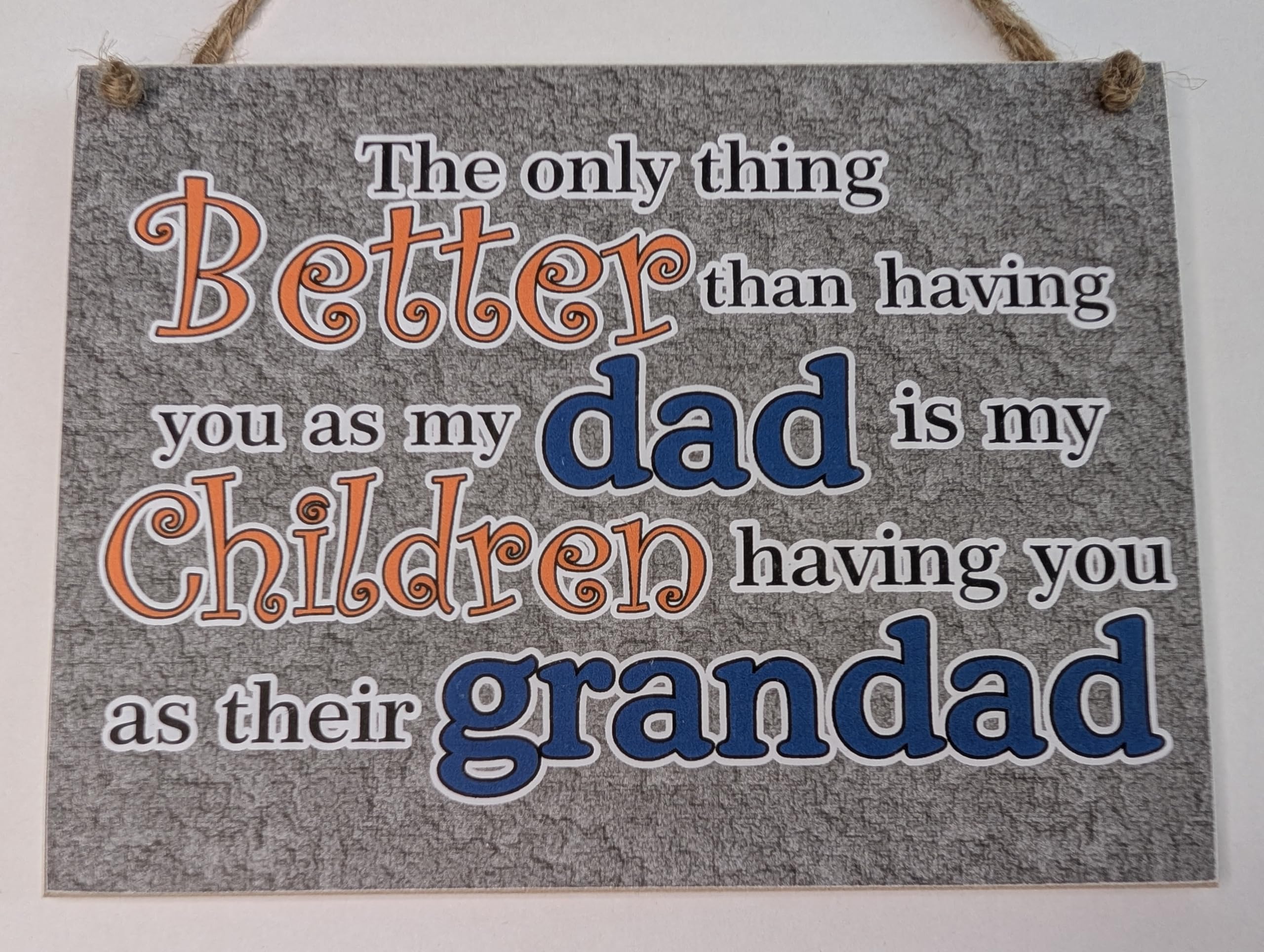Fathers Day Best Dad Grandad Gift The Only Thing Better Than Having You As My Dad