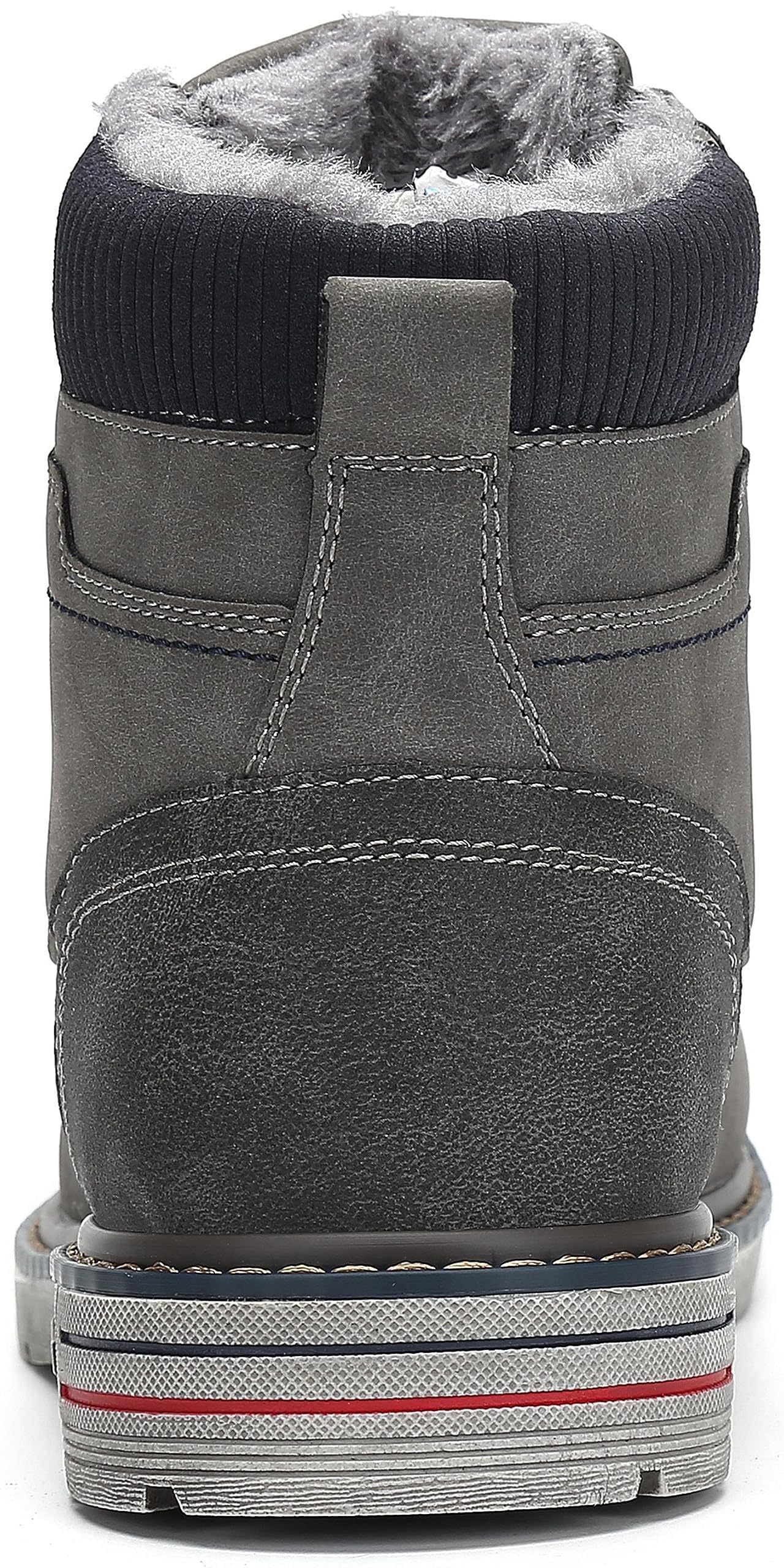 Mishansha Scarpe Uomo Stivaletti da Trekking Eleganti Scarpe da Ginnastica Stivali da Escursionismo Invernali Impermeabile Outdoor