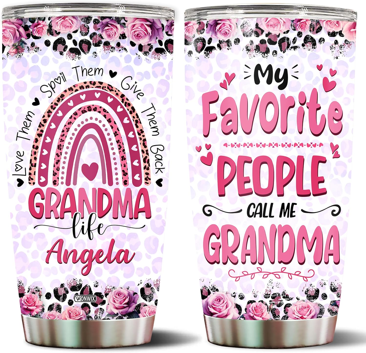 Personalized Tumbler Gifts for Son Lion Coffee Cup Travel Mug 20oz Stainless Steel Insulated with Lid Water Bottle Gift from Mom Dad Christmas Birthday Valentine Graduation