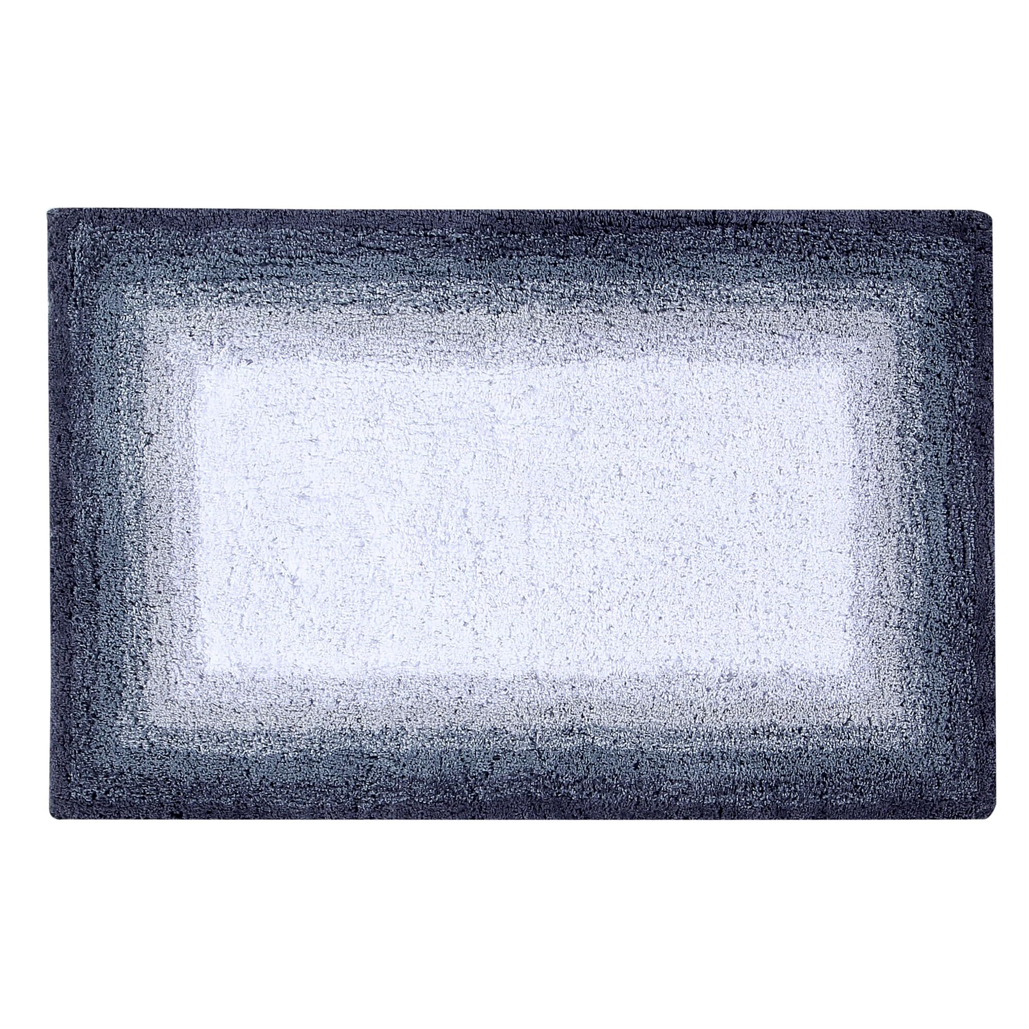 Better Trends Torrent Collection è ultra morbido, peluche e assorbente, tappeto da bagno trapuntato, 100% cotone in colori vivaci, rettangolo 53,3 x 86,4 cm, grigio