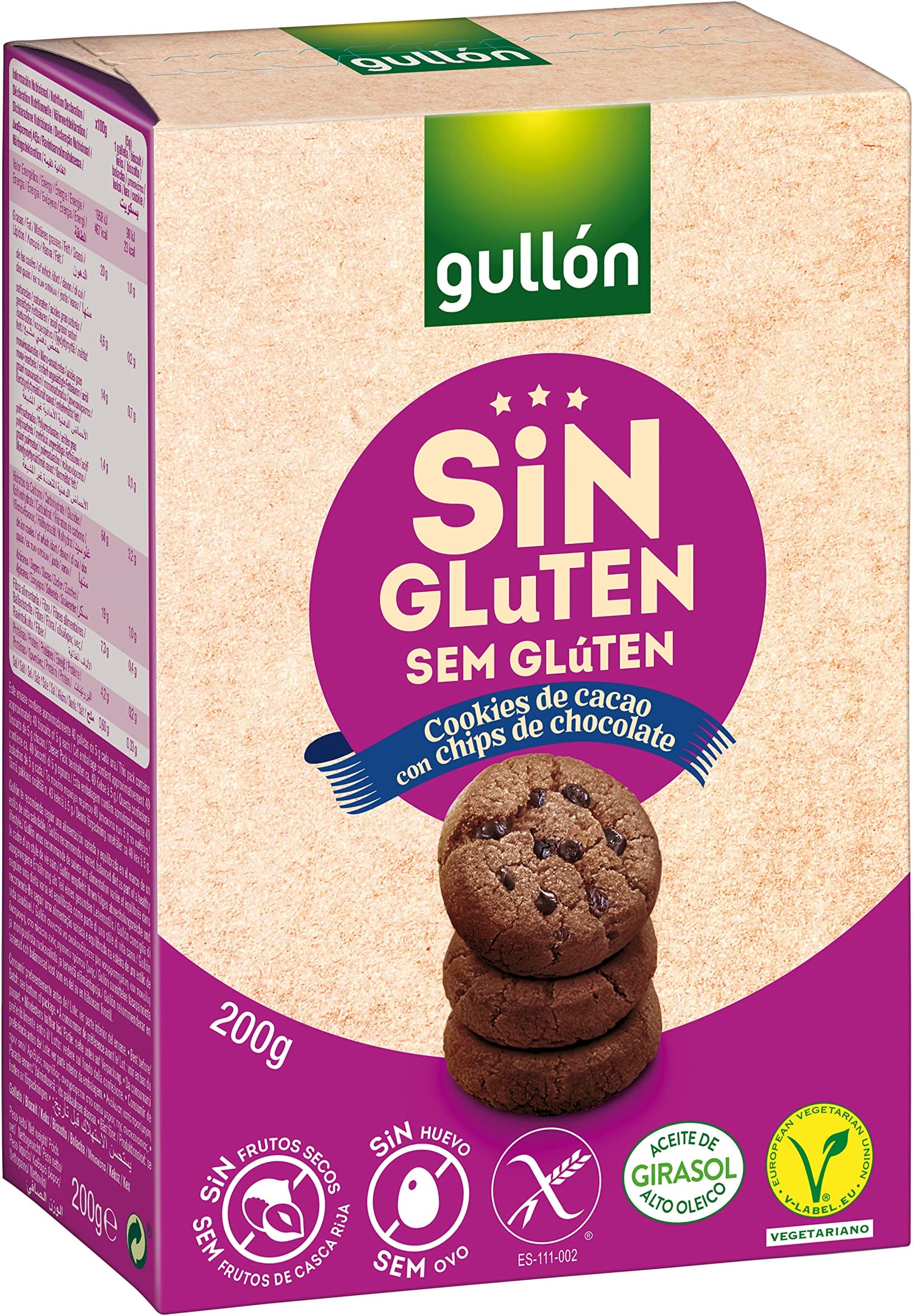 Gullon Gluten Free Mini Choco Chips, 200G