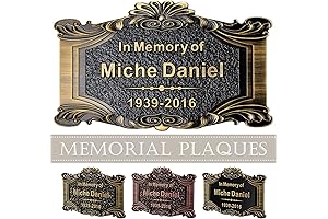 Personalized Human Memorial Stones Plaque Small Grave Headstone Customized in Loving Memory...