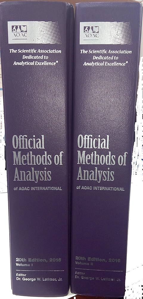 【希少】Official Methods of Analysis 20th Official Methods of Analysis of AOAC INTERNATIONAL, Two