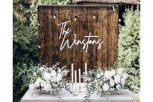 Personalized Family Name Sign: A Custom Touch for Special Occasions