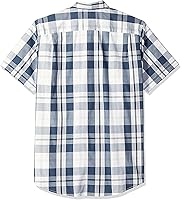 Vista 2 de Tienda Essentials - Camisa de popelina de manga corta y ajuste regular para hombre