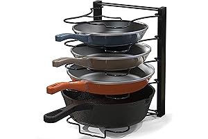 Organize Your Pots and Pans with Simple Houseware's Iron Pan Organizer