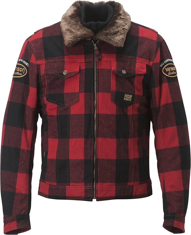 Amazon | ヴァンソンレザース(vanson leathers) バイク用ジャケット