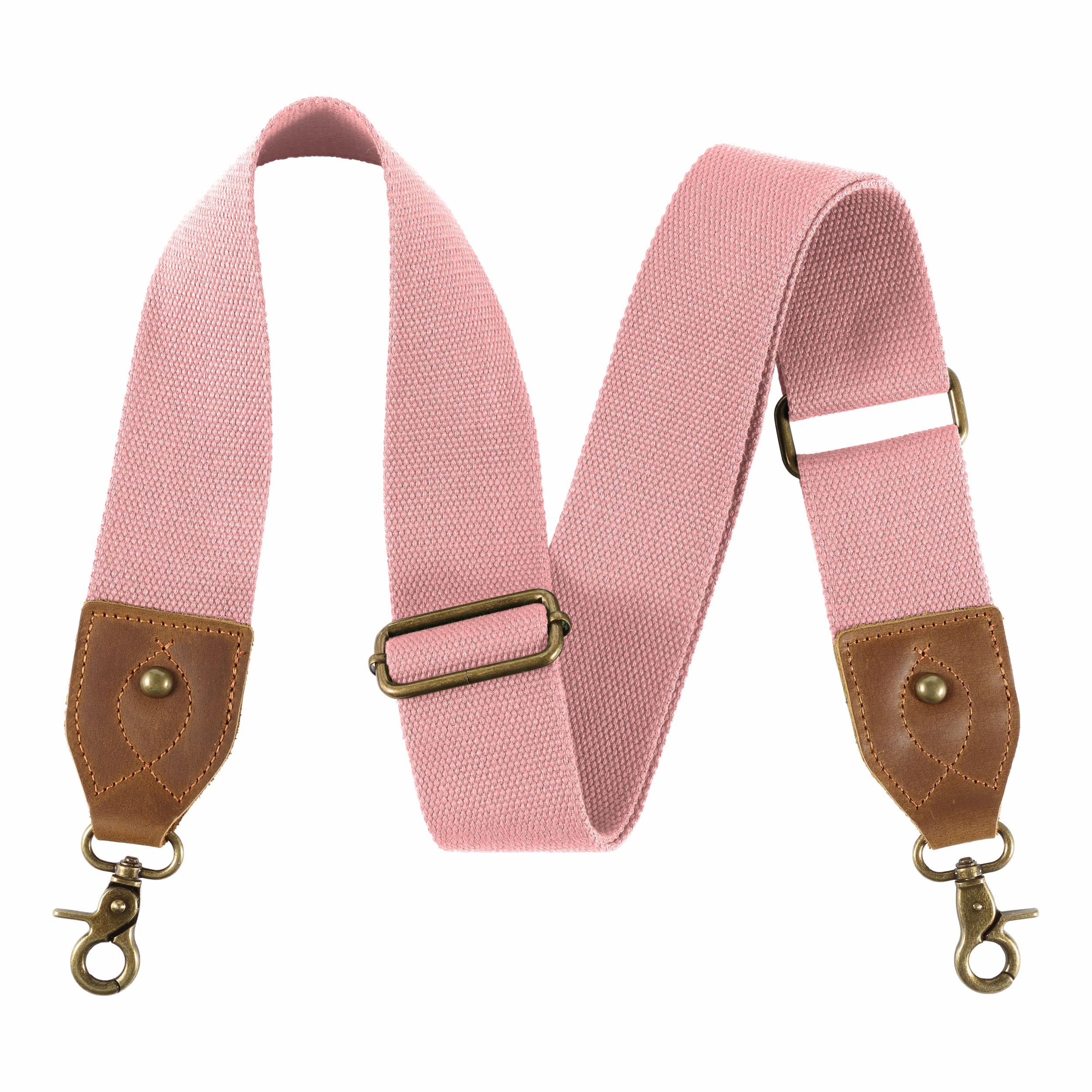 Nefelibata Purse Strap-2"Crazy Horse Leather Bag Strap Adjustable Replacement,Retro Jacquard Embroidery Crossbody Straps