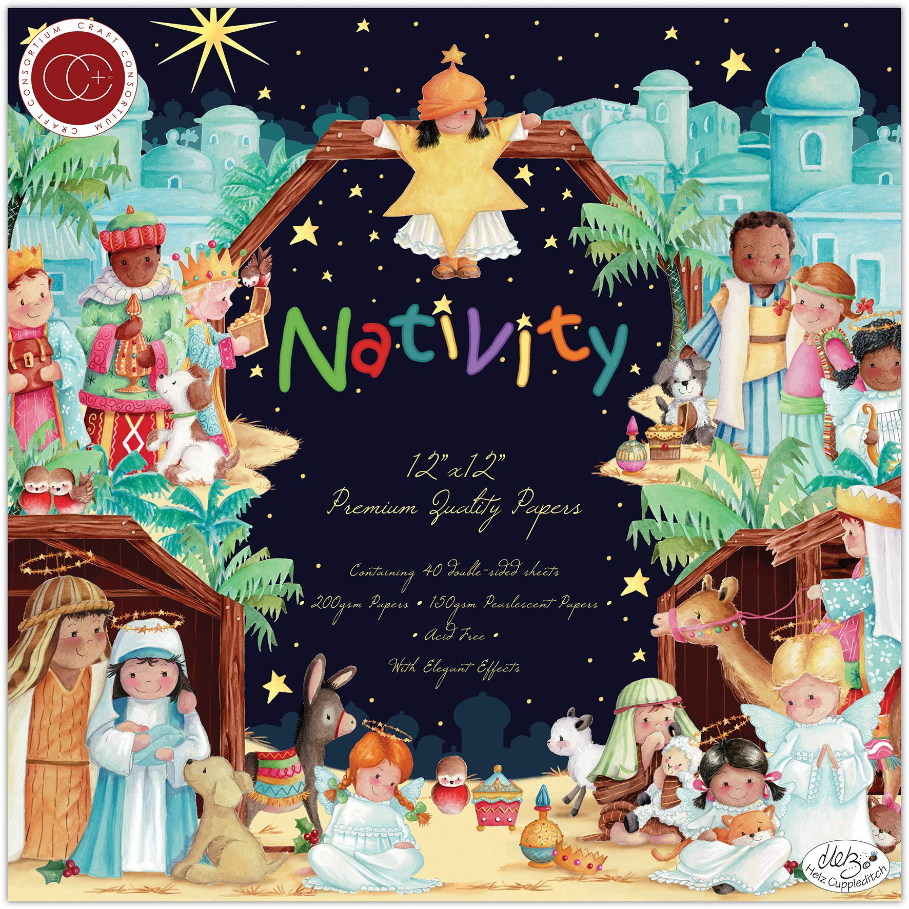 Craft Consortium Nativity - Premium Paper Pad