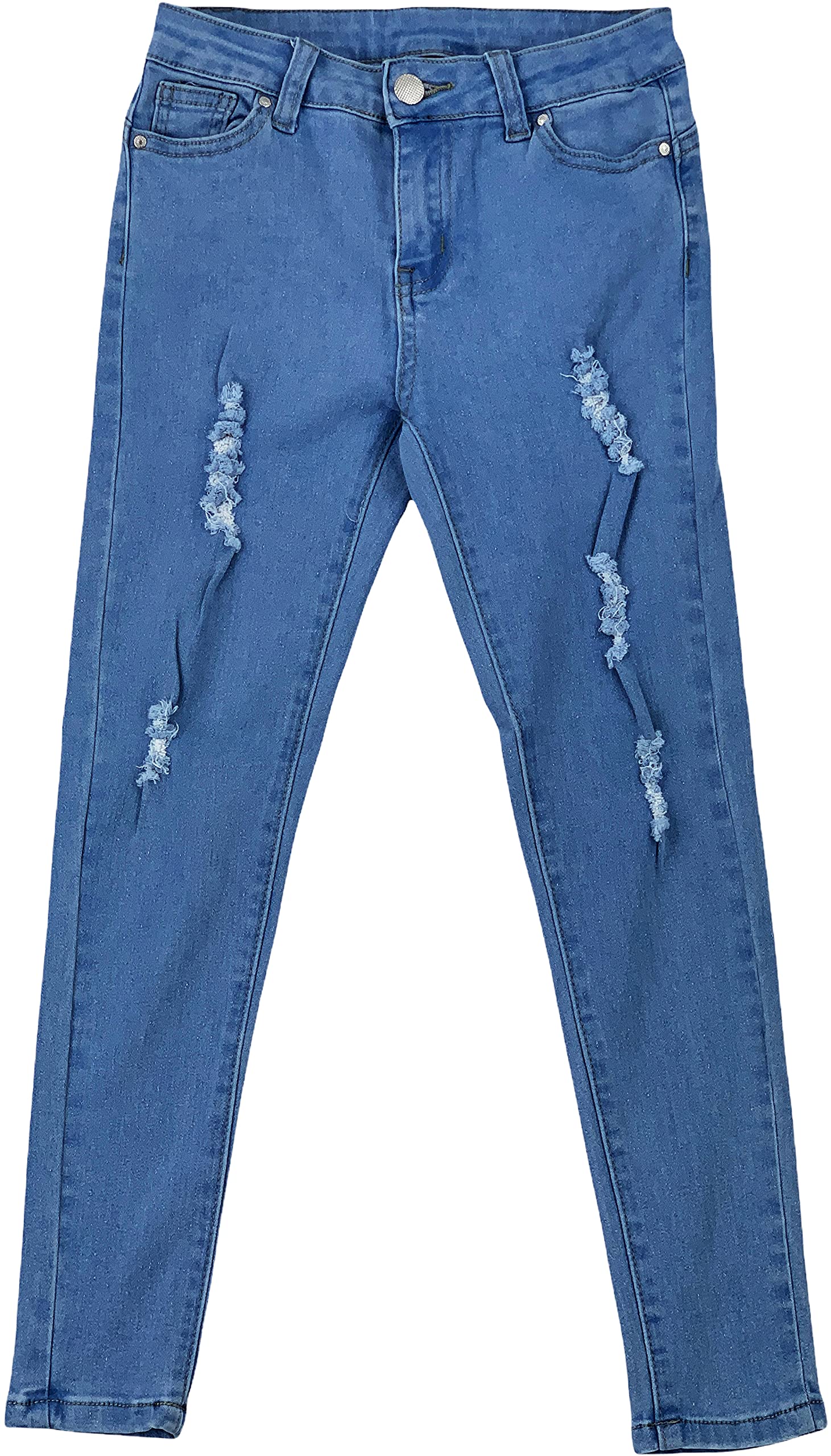 ToBeInStyle Girl’s Denim Easy Styling Classic Timeless Everyday Jeans Zip-Up Closure