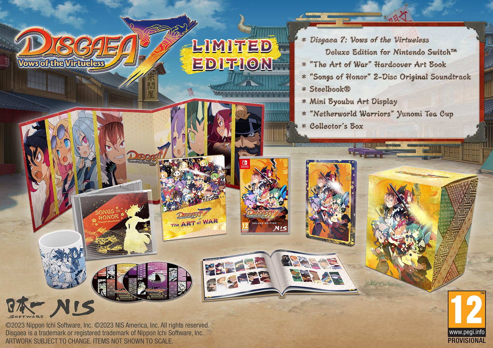 Disgaea 7: Vows of the Virtueless – Limited Edition Plushie Bundle (Nintendo Switch)