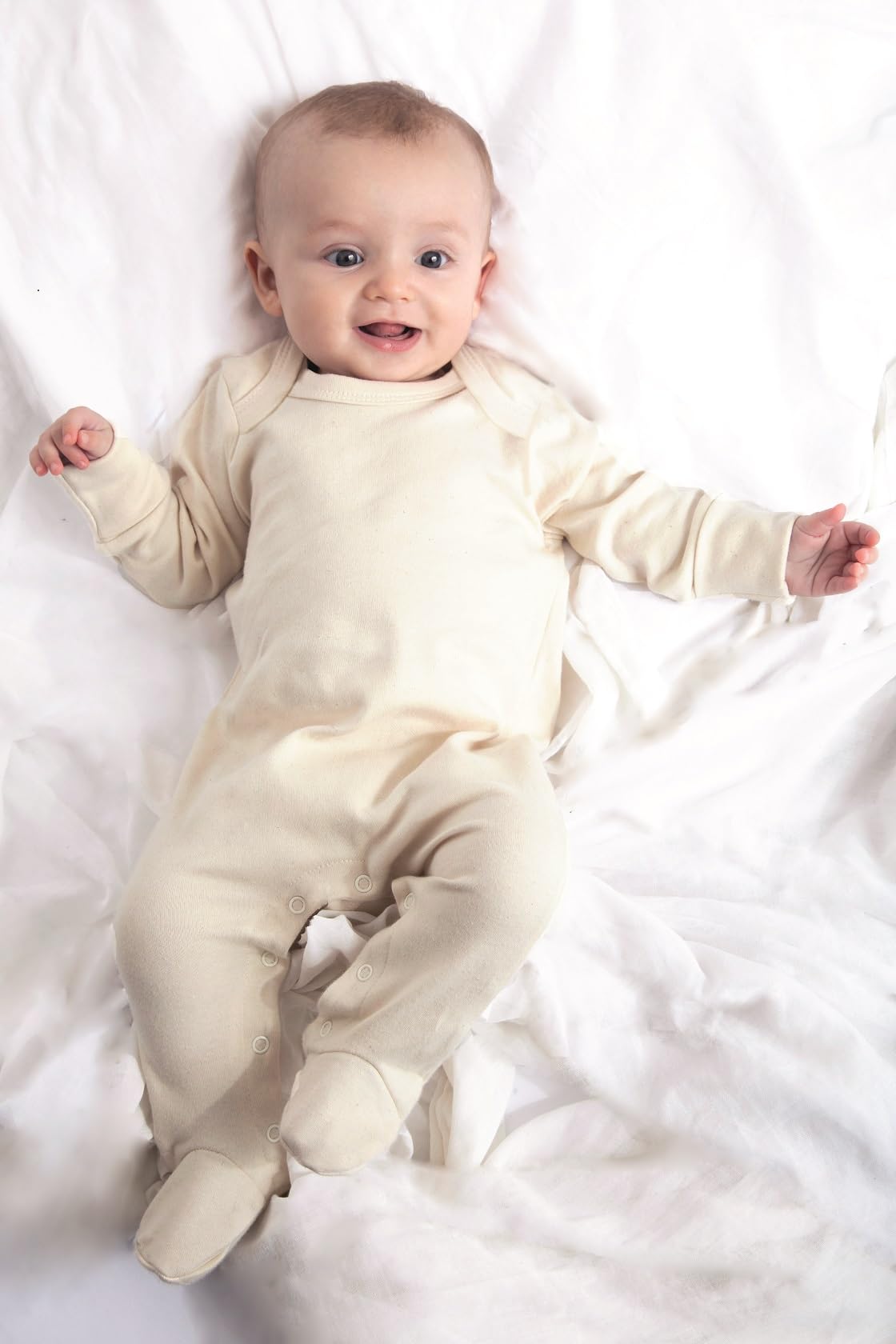 Baby Body Schlafanzug Strampler Langarm Junge Mädchen Milk