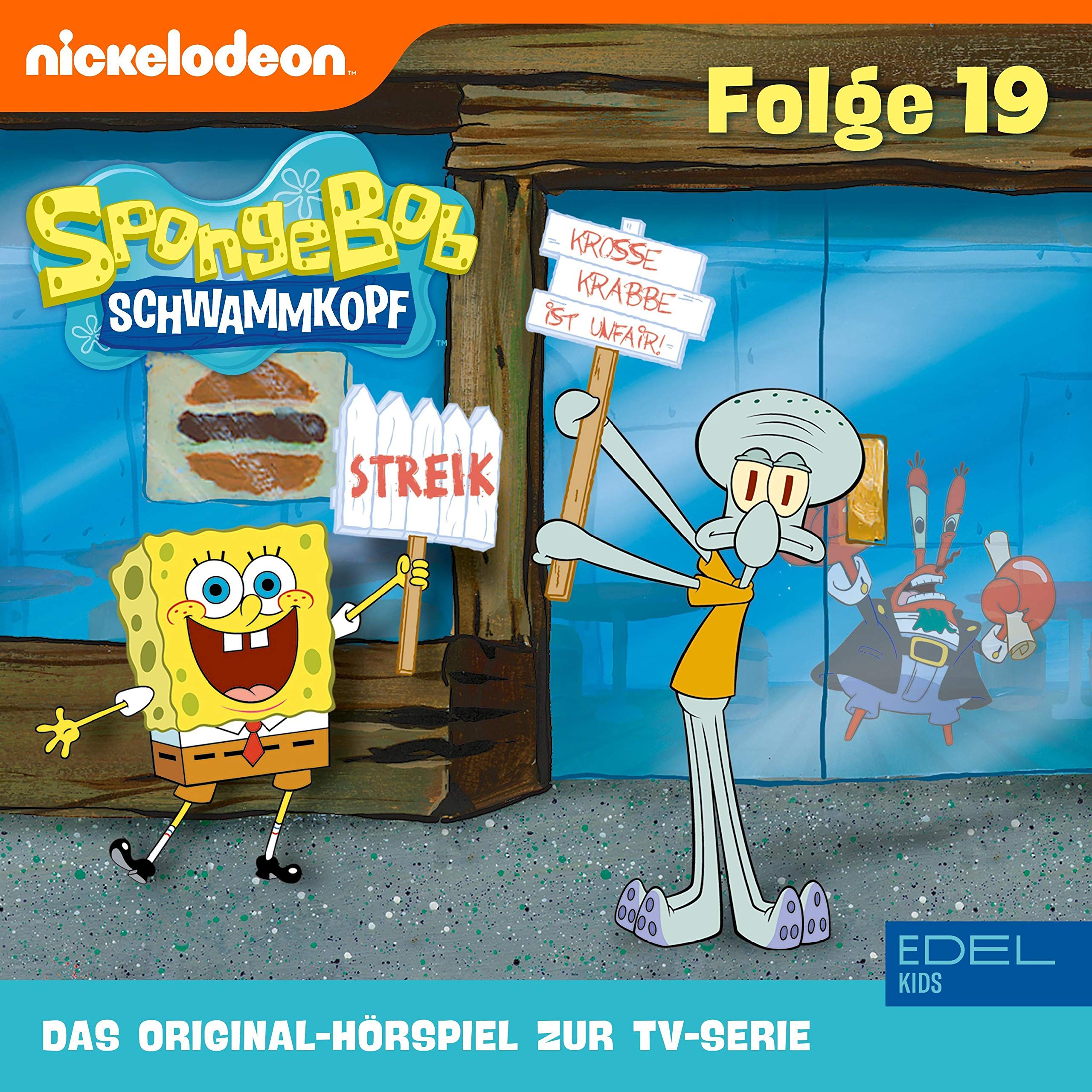 Cover art for SpongeBob Schwammkopf 19. Das Original-Hörspiel zur TV-Serie