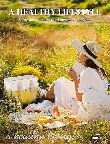 Vista 15 de JOYHILL Bolsa de almuerzo para mujer, lonchera aislada a prueba de fugas, D-Púrpura, Clásico, térmico, trabajo