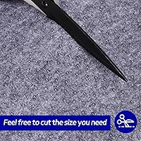 Vista 4 de Almohadilla antideslizante de 6 x 9 pies, acolchado de fieltro debajo de la alfombra, acolchado para alfombras de área en suelos de madera dura