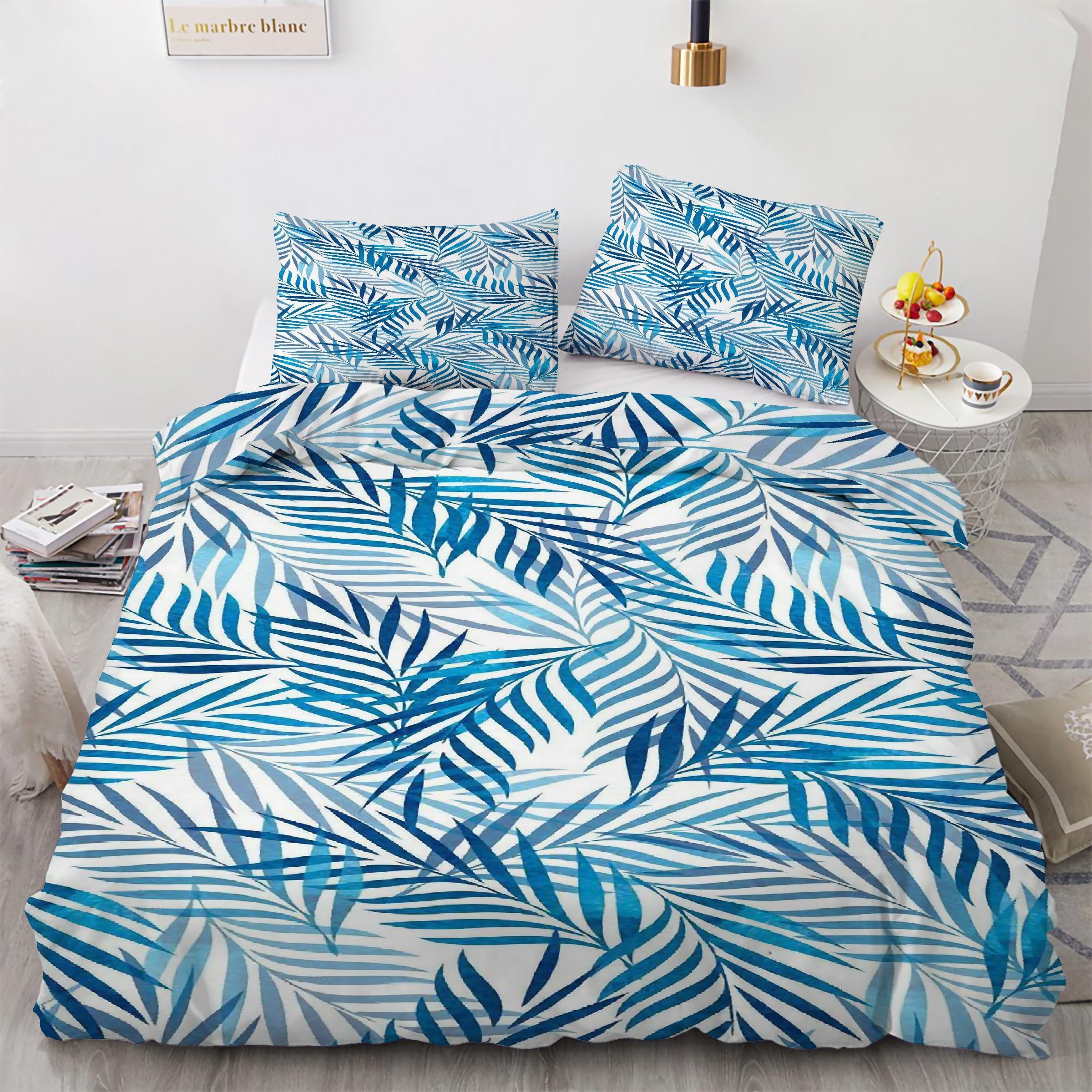 Housse de couette 160x200 avec zip pour éviter que la couette ne glisse