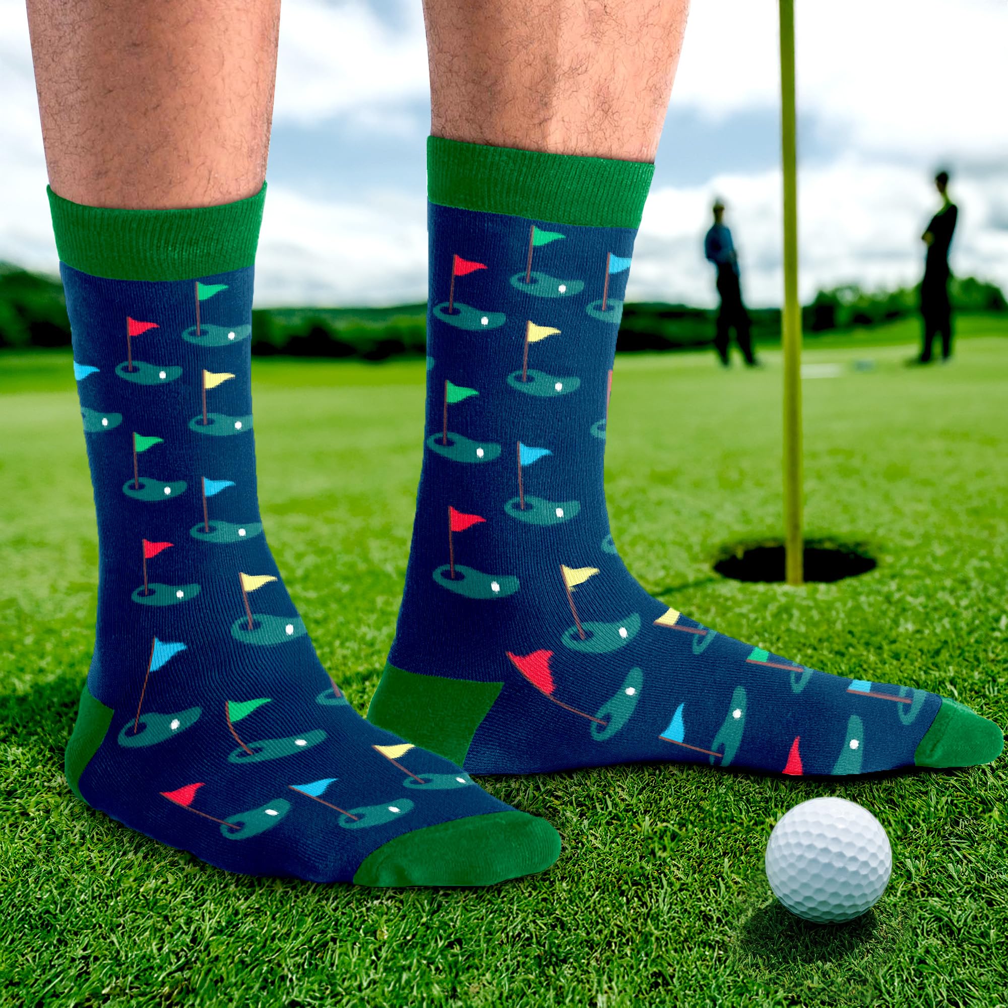 Golf Gifts for Men, Women - Golf Accessories, Golf Socks for Dad, Mom - Funny gift, Christmas Gifts, Stocking Stuffer
