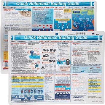 Davis Instruments Boating Guide Quick Reference Card