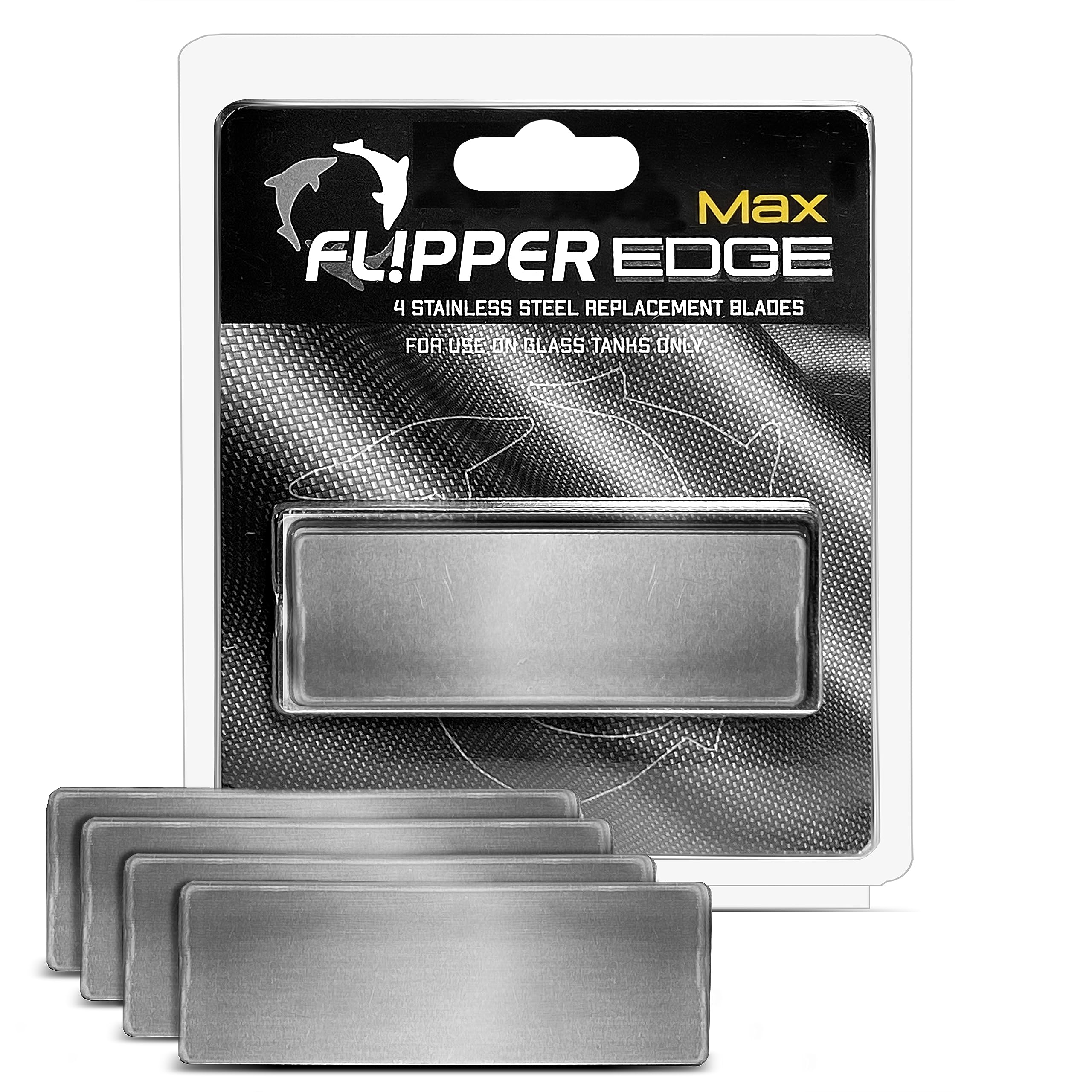 Flipper Edge Max Stainless Steel Blades – 4pk