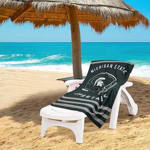 Miniatura 8 de Northwest NCAA Stripes - Toalla de playa, 30 x 60 pulgadas, Oklahoma Sooners