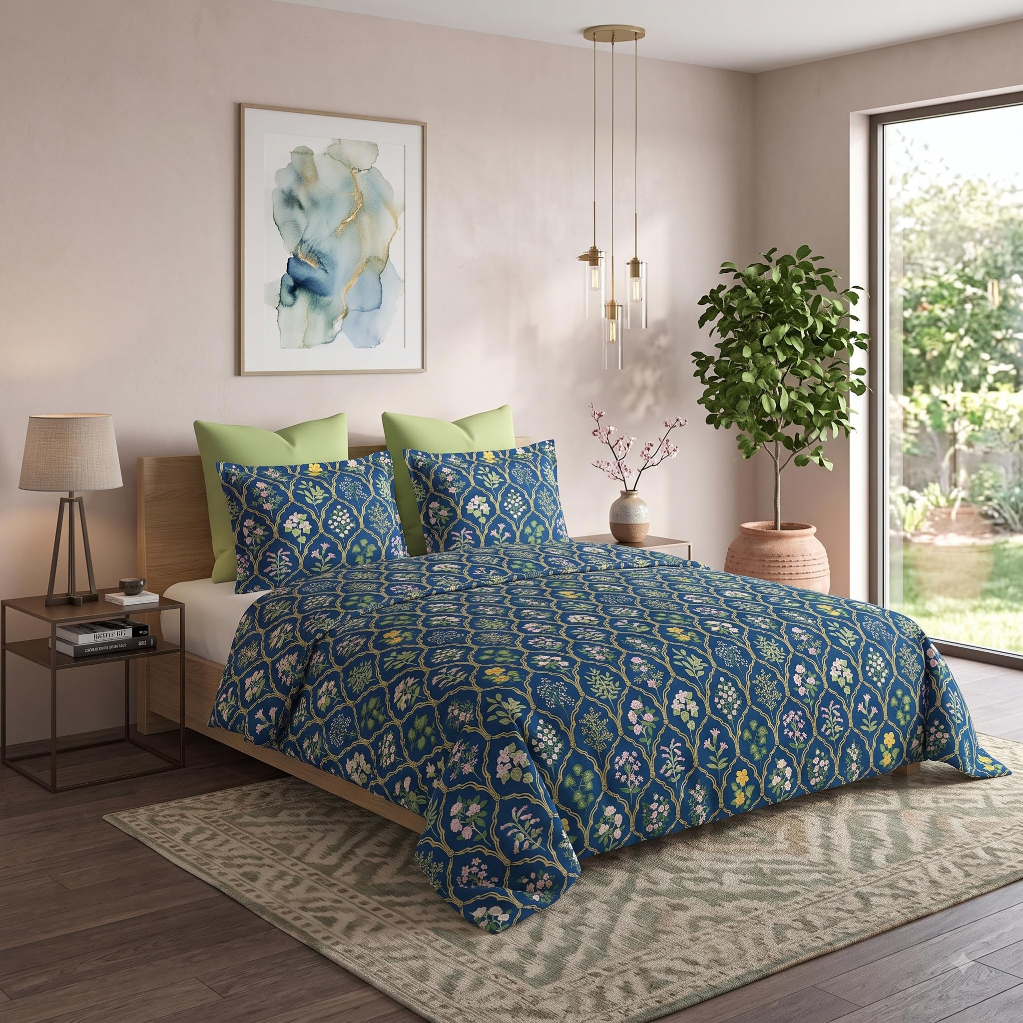 DECOMIZER Super Soft King Size Comforter Set -11