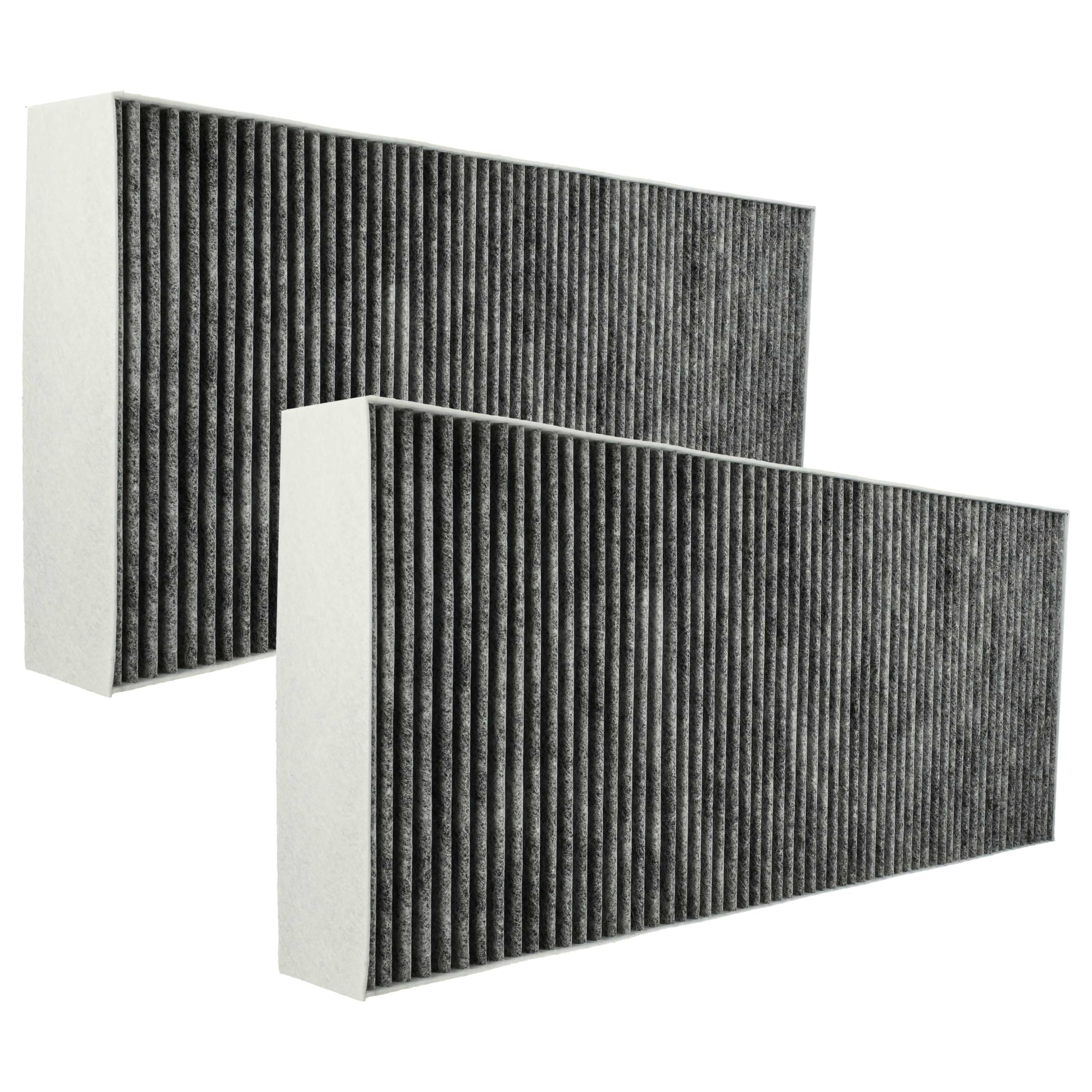 vhbw 2x filtro de carbón activado reemplaza 11010506, 11018621, 11034172, DSZ4681 para campanas cocina - 46 x 19,1 x 5 cm