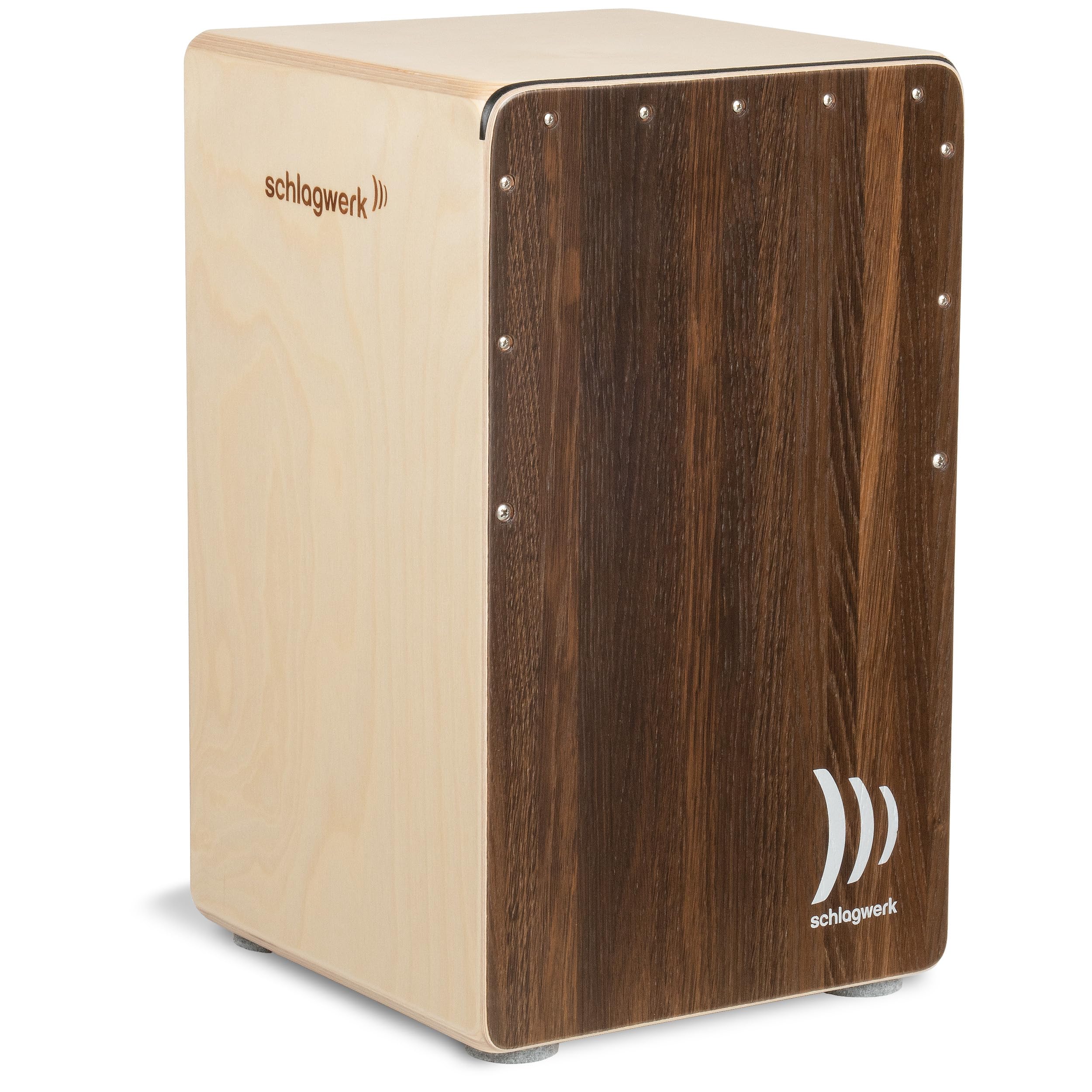 Schlagwerk - CP408 ST - 2inOne Snare Cajon Dark Oak - Soft Touch