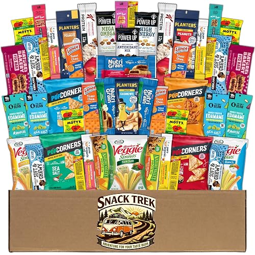Snack Trek Healthy Snack Variety Box, 50 Count Snacks Care