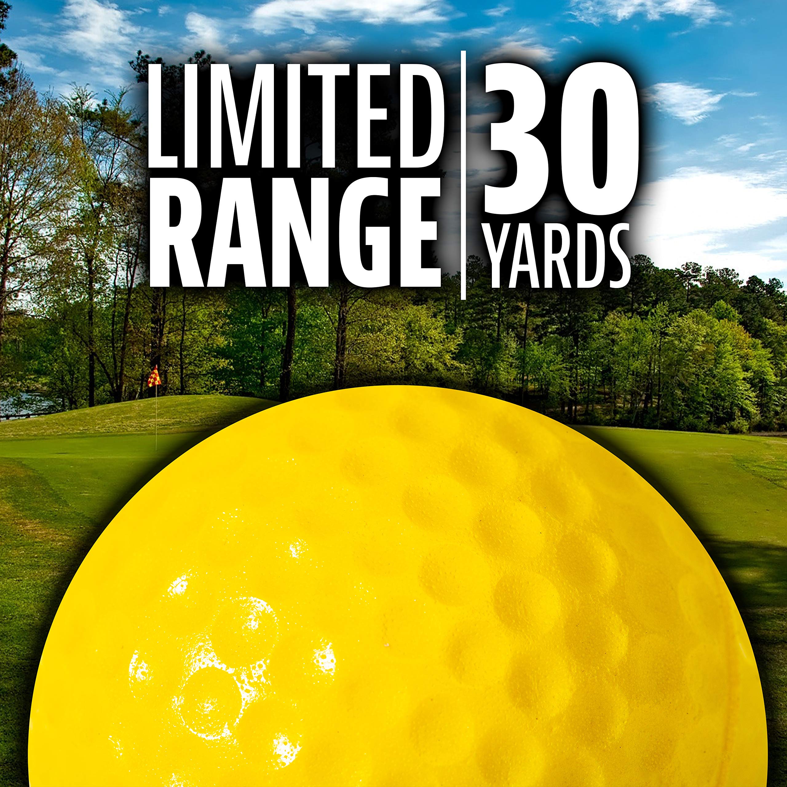 Franklin Sports Golfbälle – offizielle Größe – Indoor oder Outdoor Golf Training – eingeschränkter Ballkampf für Golf Praxis – 12 Stück – Hinterhof Training