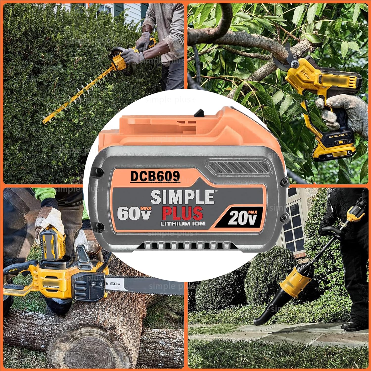 3 Packs Replace for DeWalt 20V-60V MAX 9Ah Battery Compatible with DeWalt 60 Volt Batteries Power Tools and 20-60v Battery Chargers - Image 7