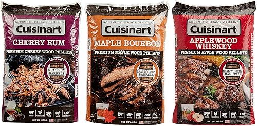 Miniatura 12 de Cuisinart Pellets prémium para ahumar de arce bourbon BBQ - Bolsa de 20 libras