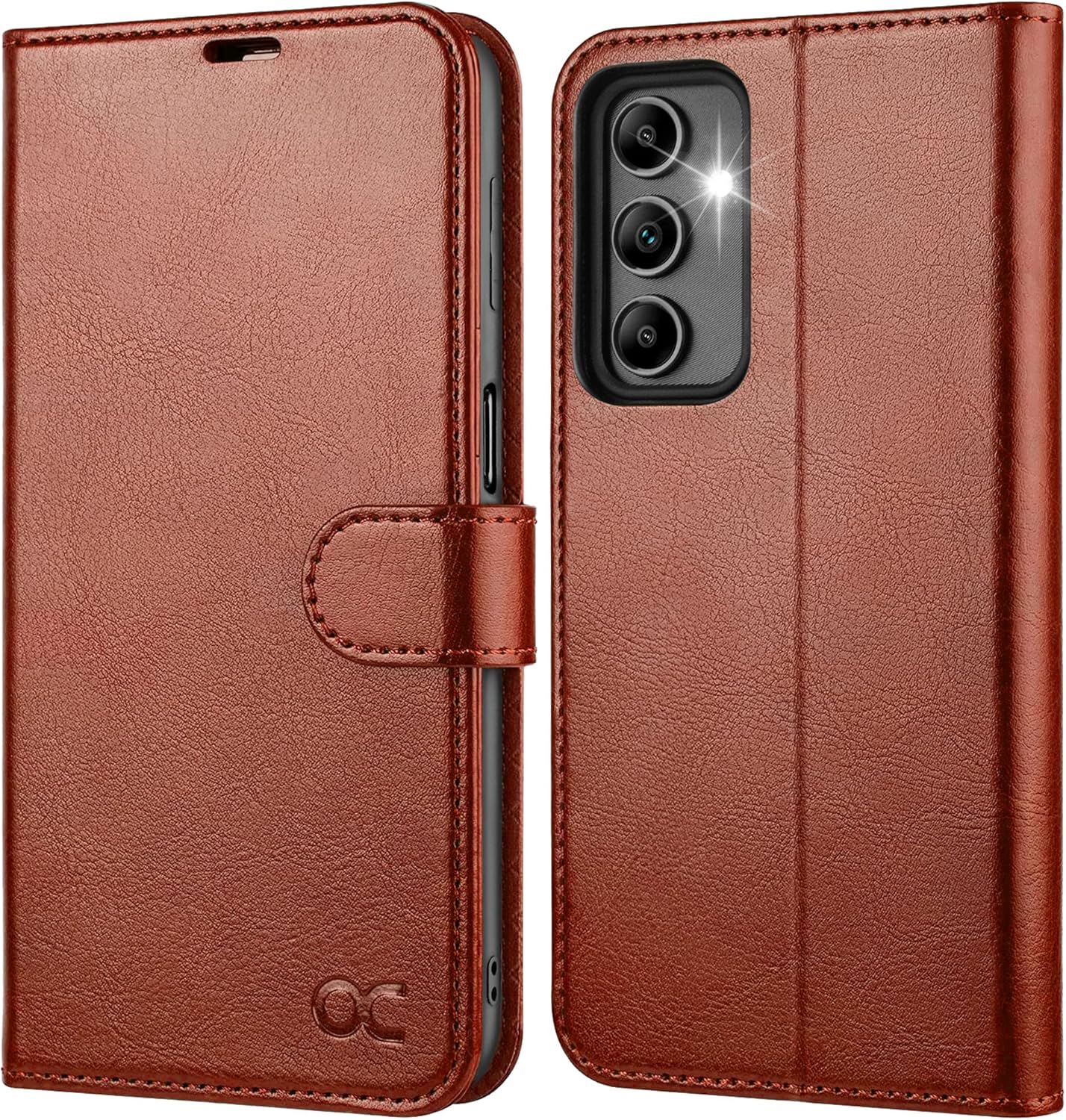 OCASE Compatible with Galaxy A14 5G Wallet Case with Credit Card Holder, PU Leather Flip Folio Book Case with RFID Blocking Kickstand Protective Cover Women Men for Galaxy A14 Phone case-Blue