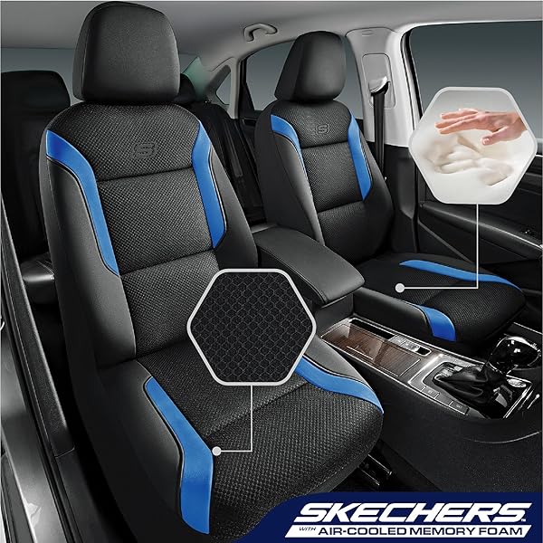 Skechers Memory Foam Car Seat Covers 2