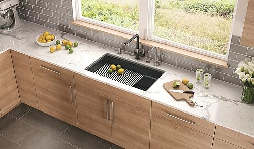 Miniatura 2 de Franke Peak - Fregadero de cocina de 32 x 18 34 x 9 pulgadas