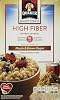 Quaker Instant Oatmeal, High Fiber, Maple Brown Sugar, 12.6-ounce Pack of 5