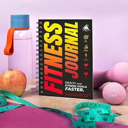 Vista 36 de Clever Fox Diario de fitness libro de registro de entrenamiento, planificador diario de acondicionamiento físico diario para mujeres y hombres.