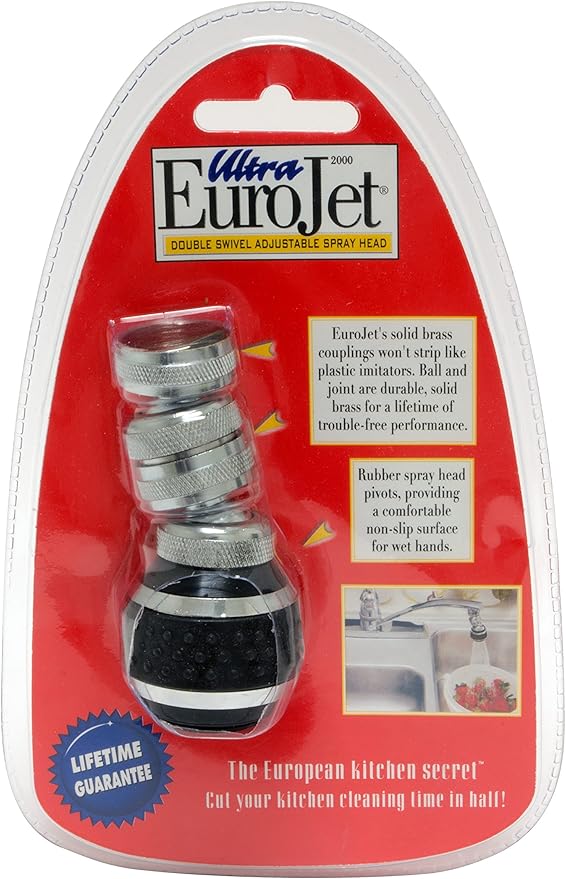 Ultra EuroJet Kitchen Sprayer, Black Tools & Home Improvement